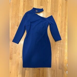 Trina Turk One Shoulder Blue Dress